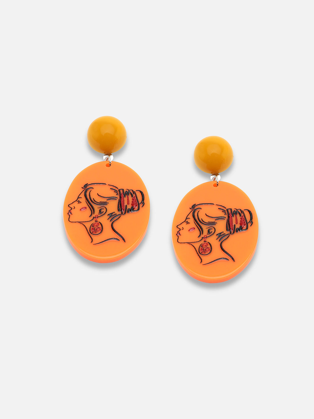 GOLD PLATED CASUAL DESIGNER DROP EARRING FOR WOMEN