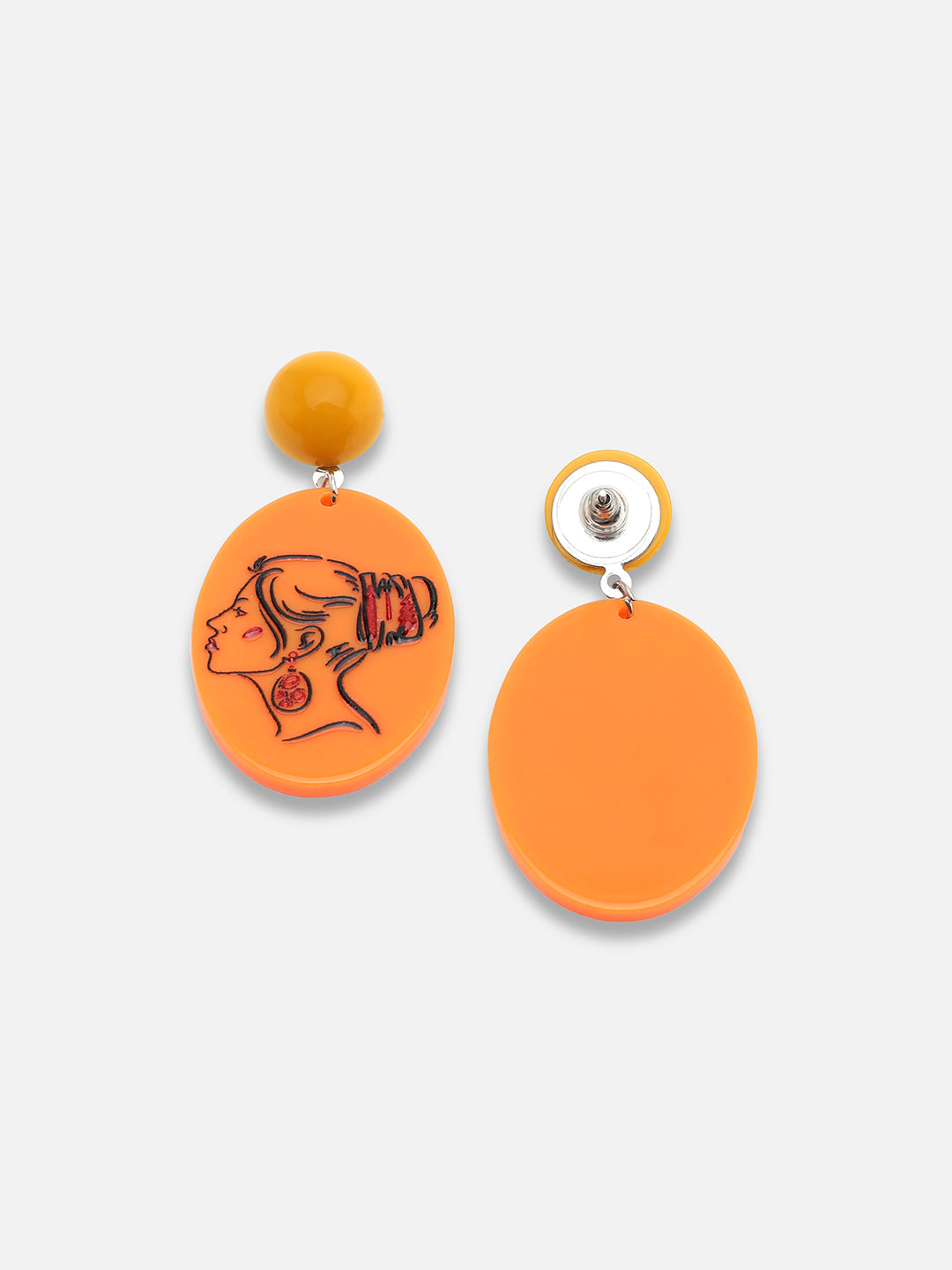 GOLD PLATED CASUAL DESIGNER DROP EARRING FOR WOMEN
