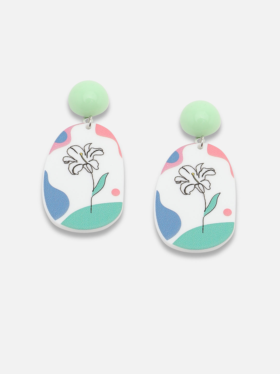GOLD PLATED CASUAL DESIGNER DROP EARRING FOR WOMEN
