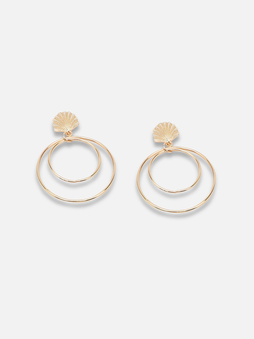 GOLD PLATED PARTY DESIGNER DROP EARRING FOR WOMEN