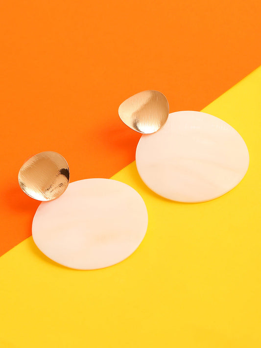 GOLD PLATED PARTY DESIGNER DROP EARRING FOR WOMEN