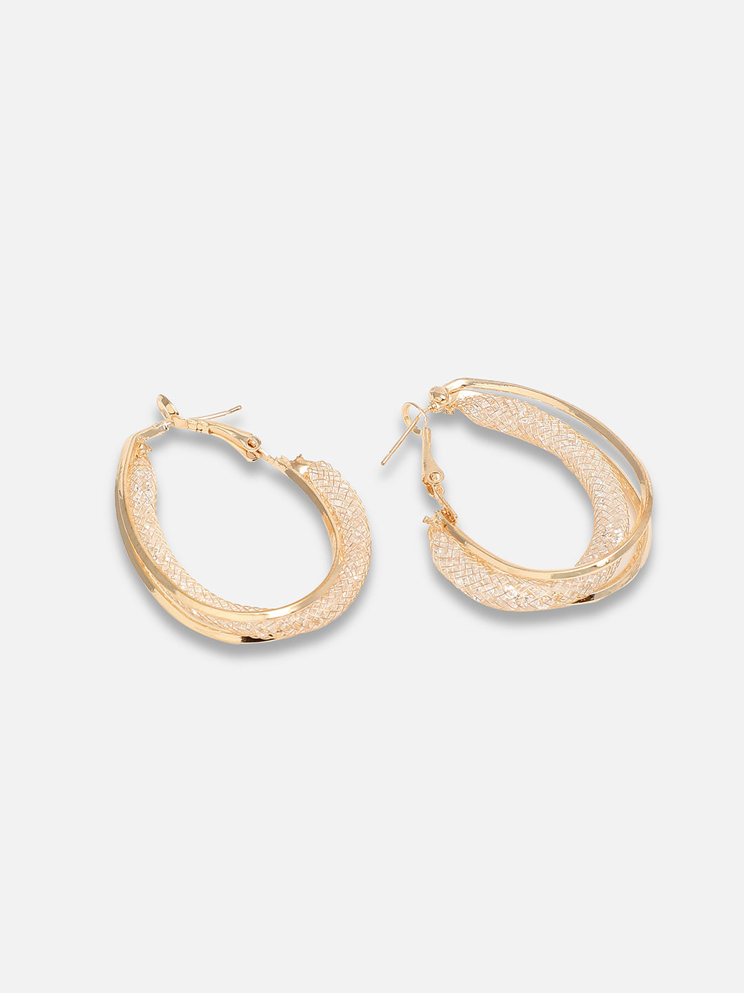 GOLD PLATED PARTY DESIGNER DROP EARRING FOR WOMEN