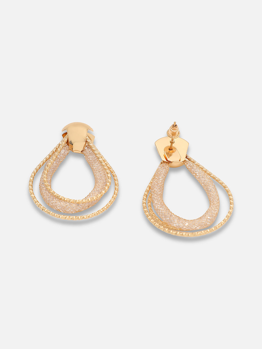 GOLD PLATED PARTY DESIGNER DROP EARRING FOR WOMEN