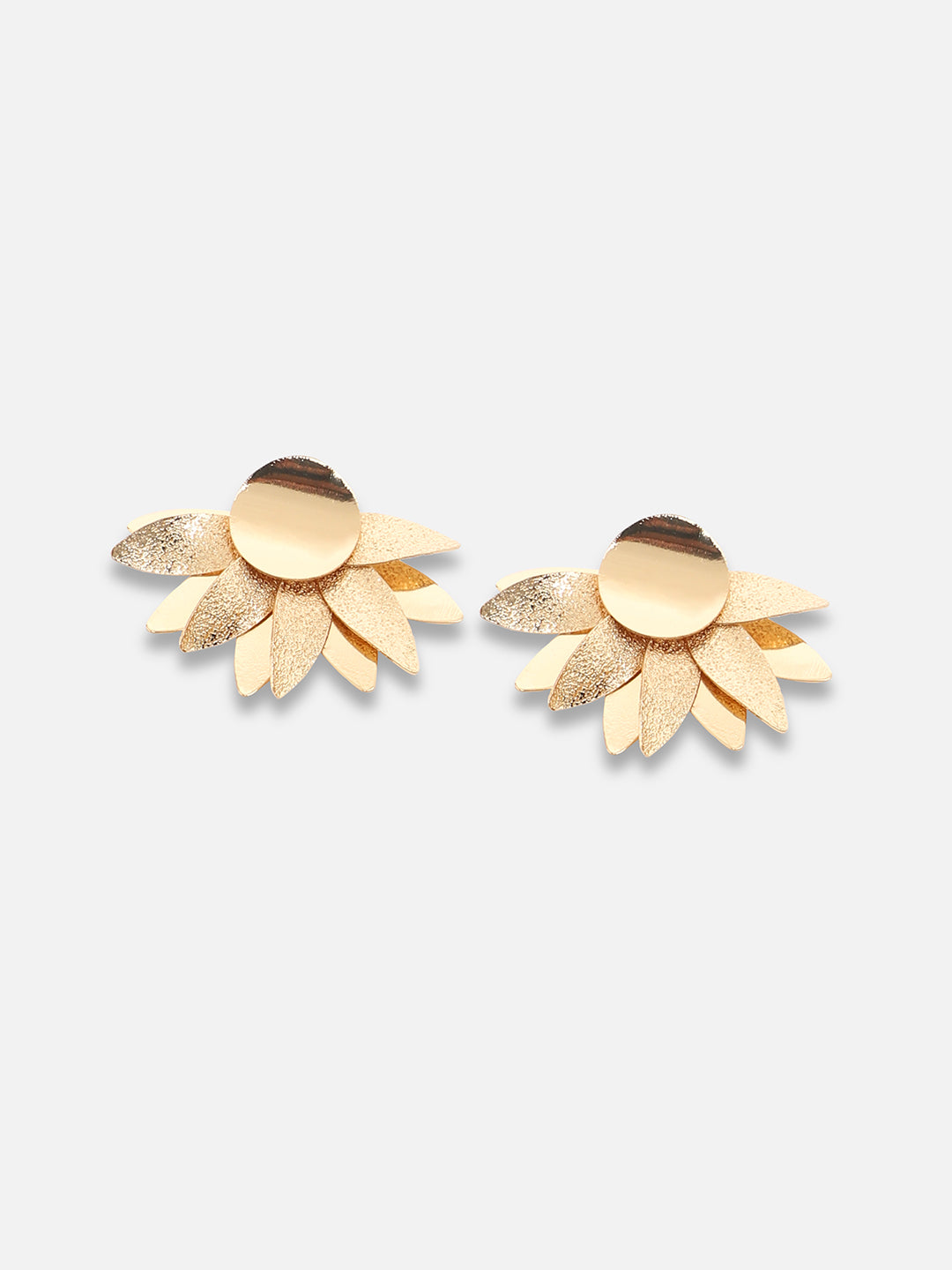 GOLD PLATED PARTY DESIGNER STUD FOR WOMEN