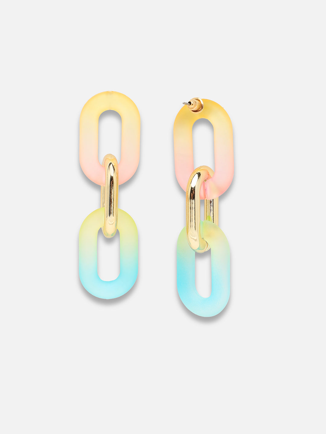 GOLD PLATED PARTY DESIGNER DROP EARRING FOR WOMEN