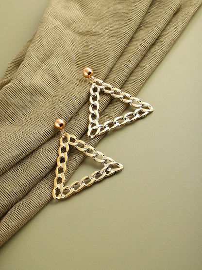 GOLD PLATED PARTY DESIGNER DROP EARRING FOR WOMEN