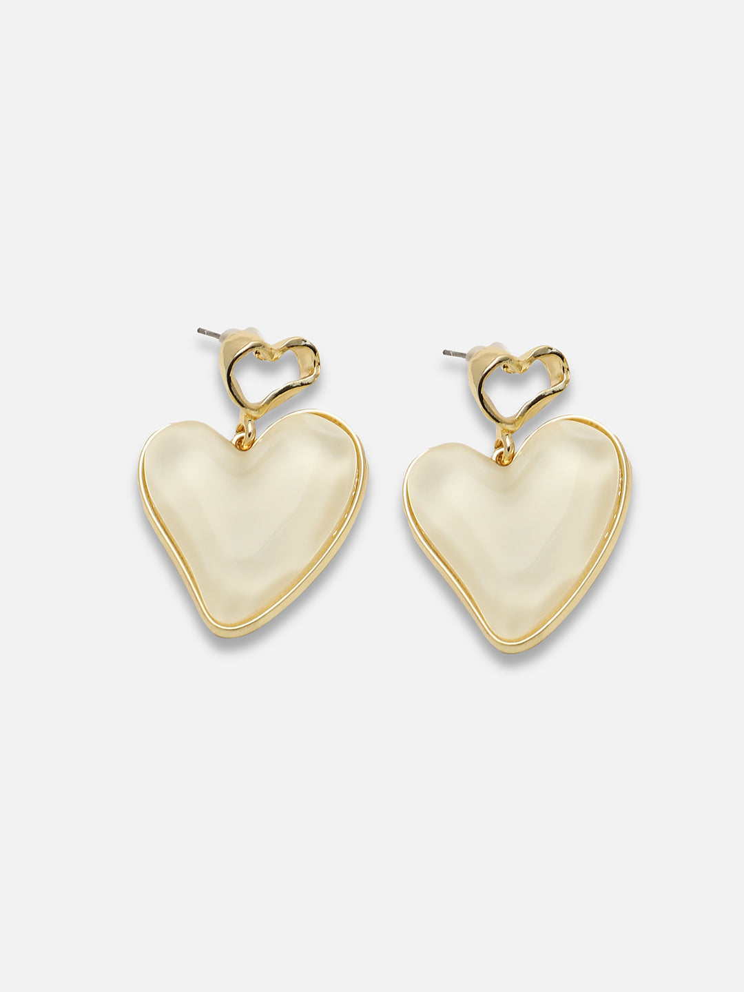 GOLD PLATED PARTY PEARLS DROP EARRING FOR WOMEN