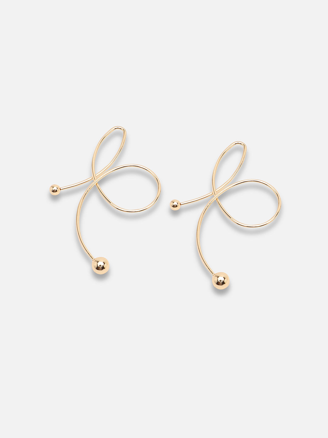 GOLD PLATED PARTY DESIGNER DROP EARRING FOR WOMEN