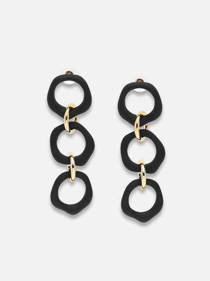 GOLD PLATED PARTY DESIGNER DROP EARRING FOR WOMEN