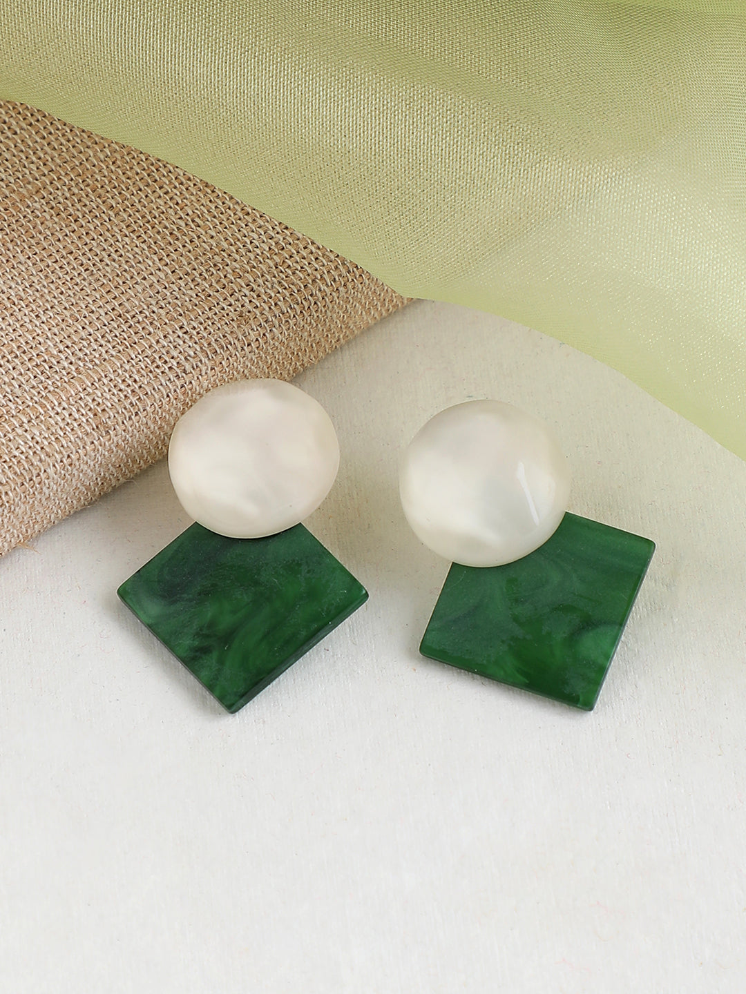 GOLD PLATED PARTY PEARLS DROP EARRING FOR WOMEN