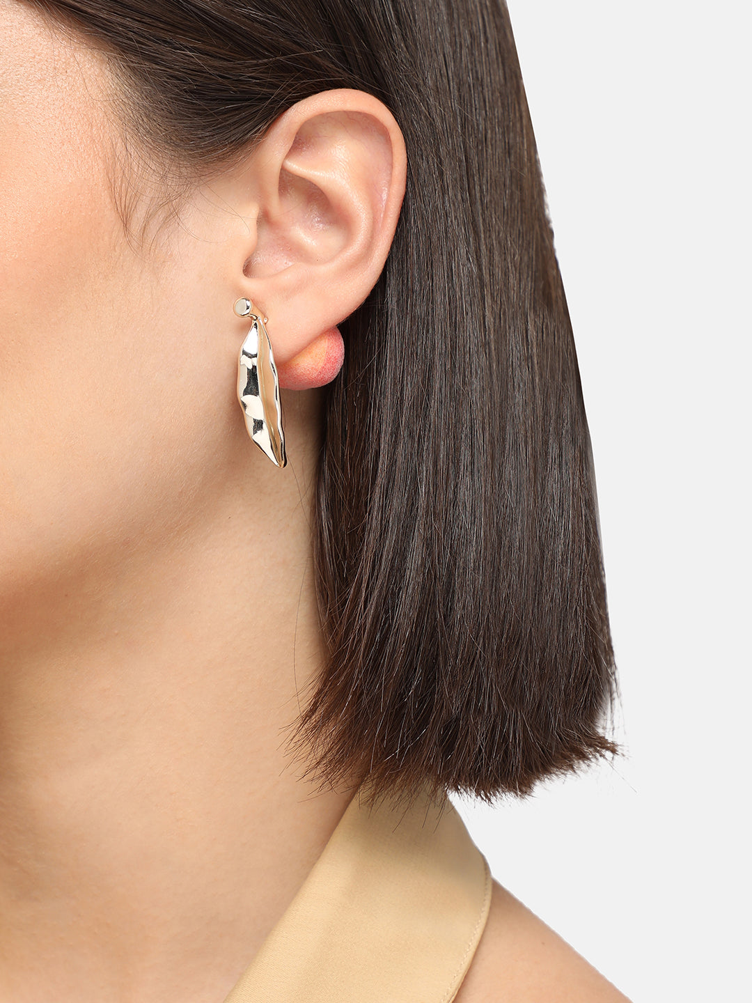 GOLD PLATED PARTY DESIGNER DROP EARRING FOR WOMEN