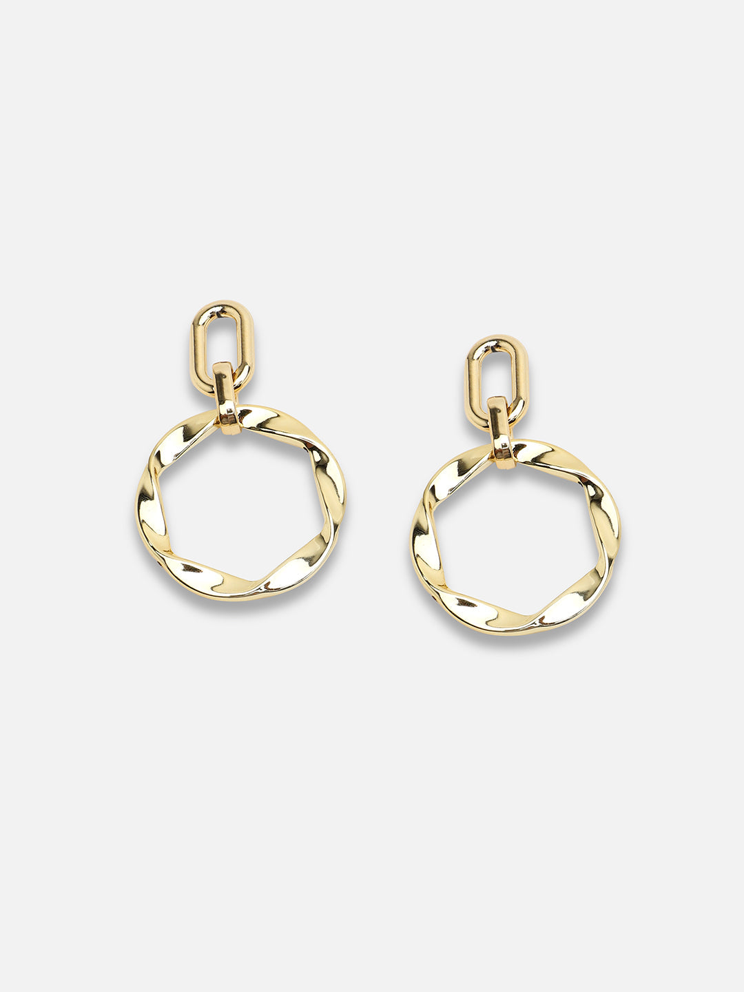 GOLD PLATED PARTY DESIGNER DROP EARRING FOR WOMEN