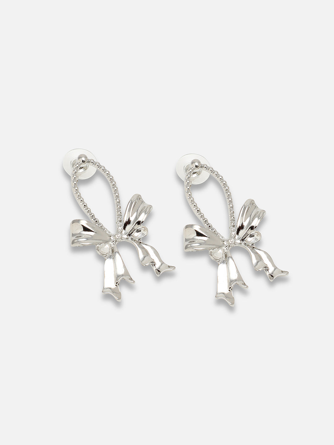 SILVER PLATED PARTY DESIGNER DROP EARRING FOR WOMEN