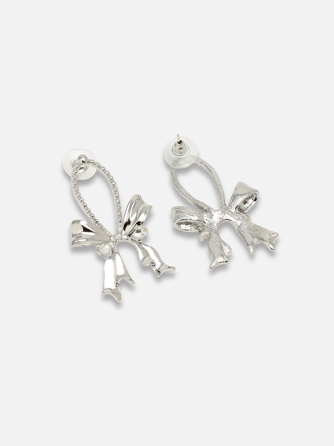 SILVER PLATED PARTY DESIGNER DROP EARRING FOR WOMEN