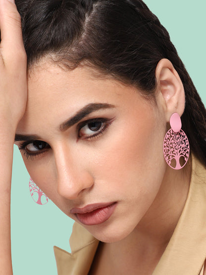 GOLD PLATED PARTY DESIGNER DROP EARRING FOR WOMEN