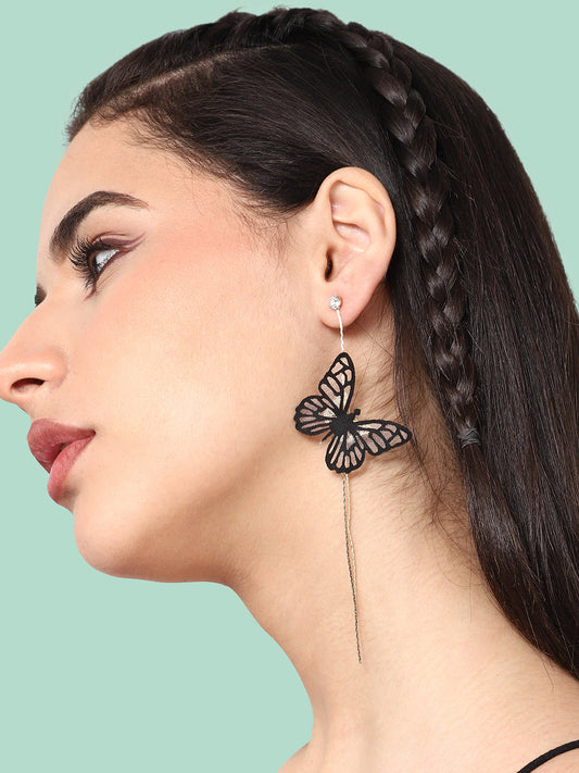 GOLD PLATED PARTY DESIGNER DROP EARRING FOR WOMEN