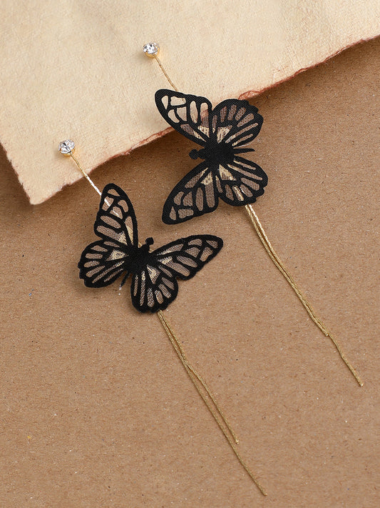 GOLD PLATED PARTY DESIGNER DROP EARRING FOR WOMEN