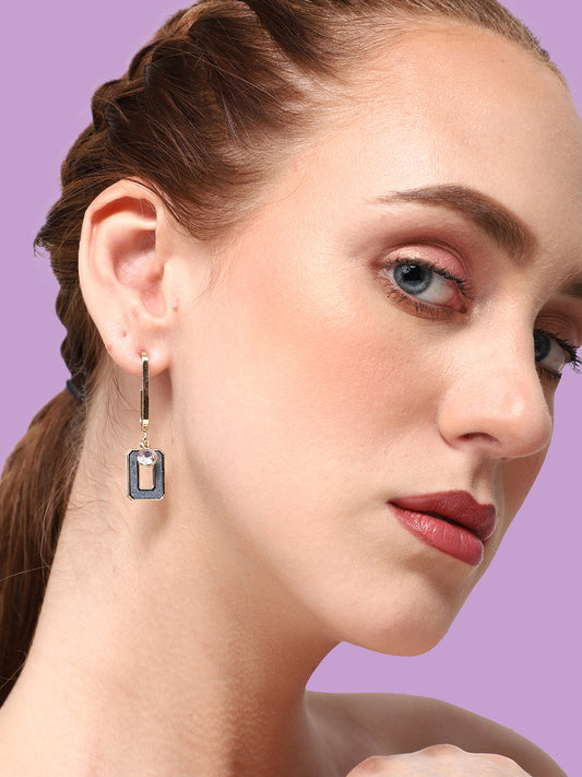 GOLD PLATED PARTY DESIGNER DROP EARRING FOR WOMEN