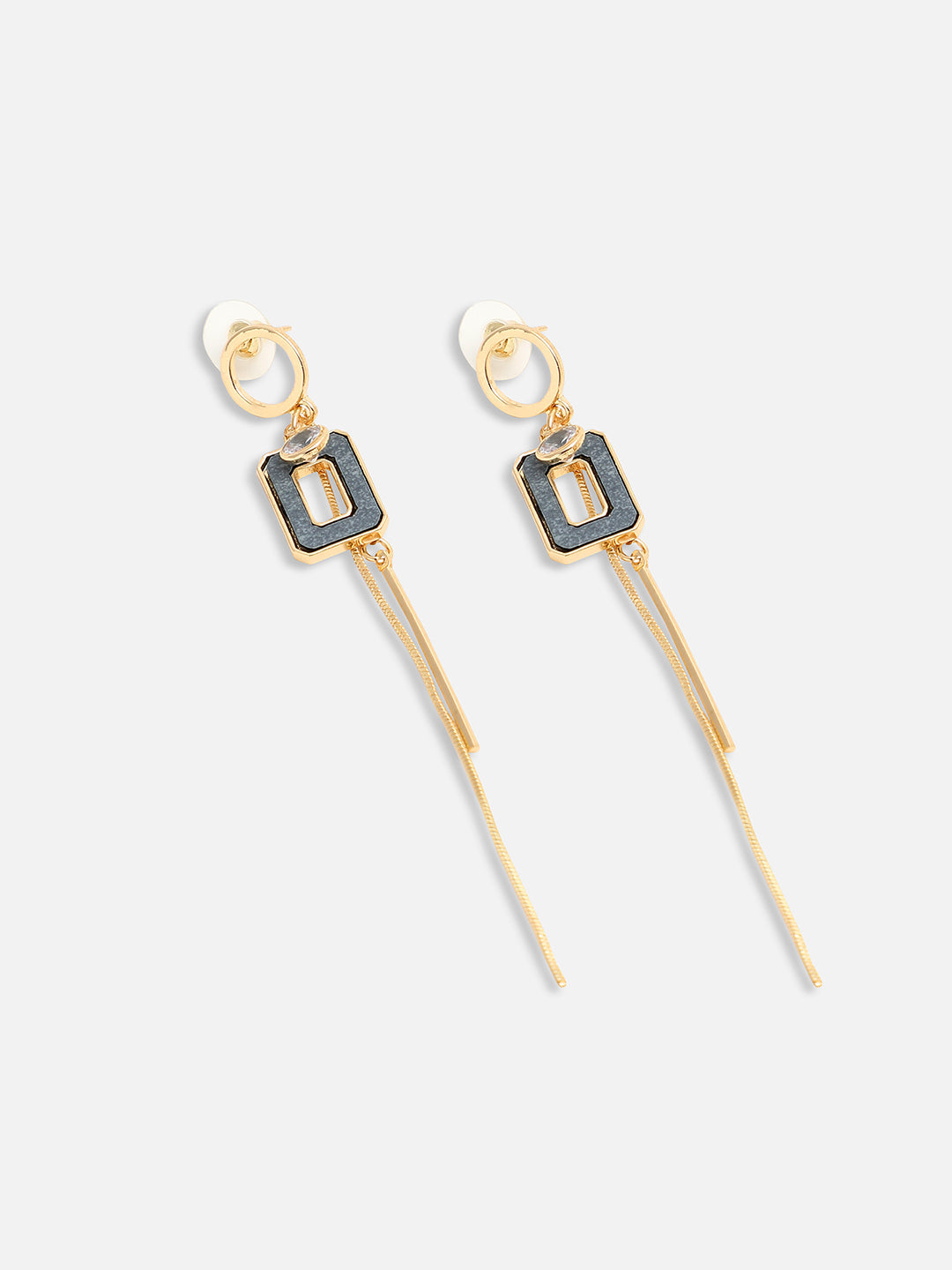 GOLD PLATED PARTY DESIGNER DROP EARRING FOR WOMEN