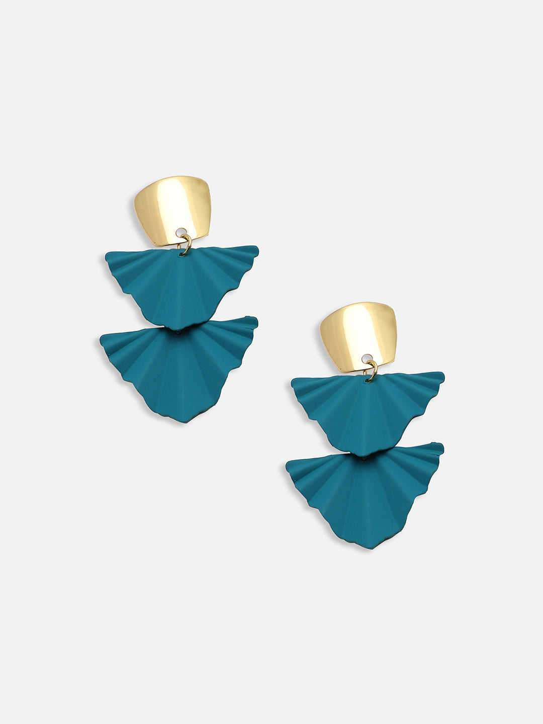 GOLD PLATED PARTY DESIGNER DROP EARRING FOR WOMEN