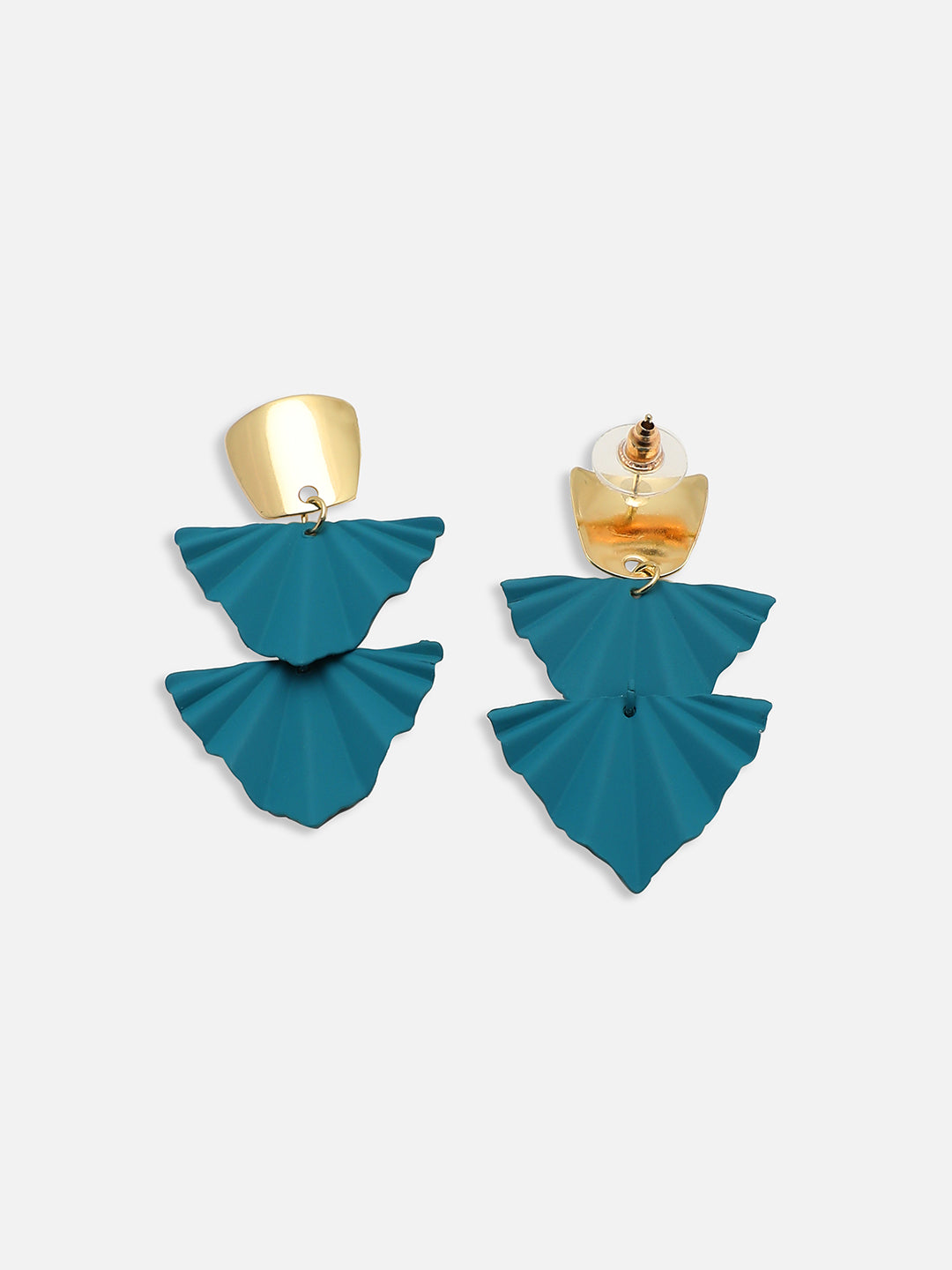 GOLD PLATED PARTY DESIGNER DROP EARRING FOR WOMEN