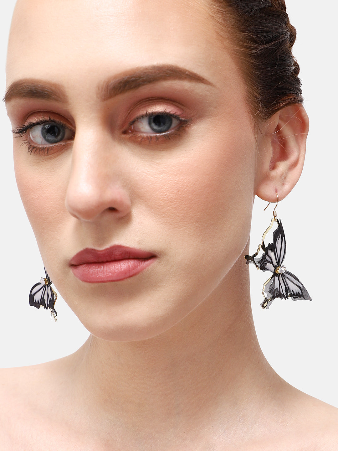 GOLD PLATED PARTY DESIGNER STUD FOR WOMEN