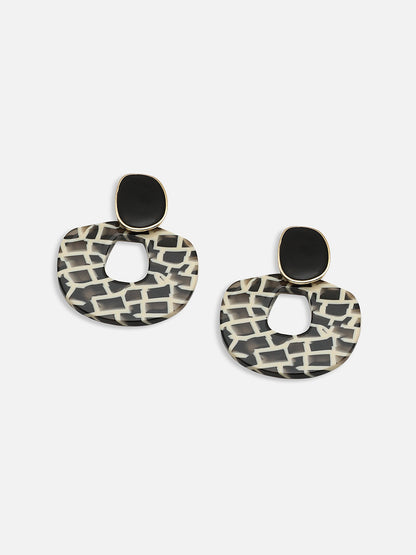 GOLD PLATED PARTY DESIGNER DROP EARRING FOR WOMEN