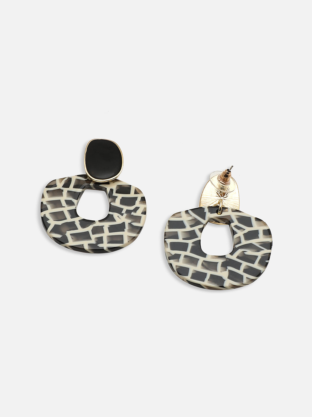 GOLD PLATED PARTY DESIGNER DROP EARRING FOR WOMEN