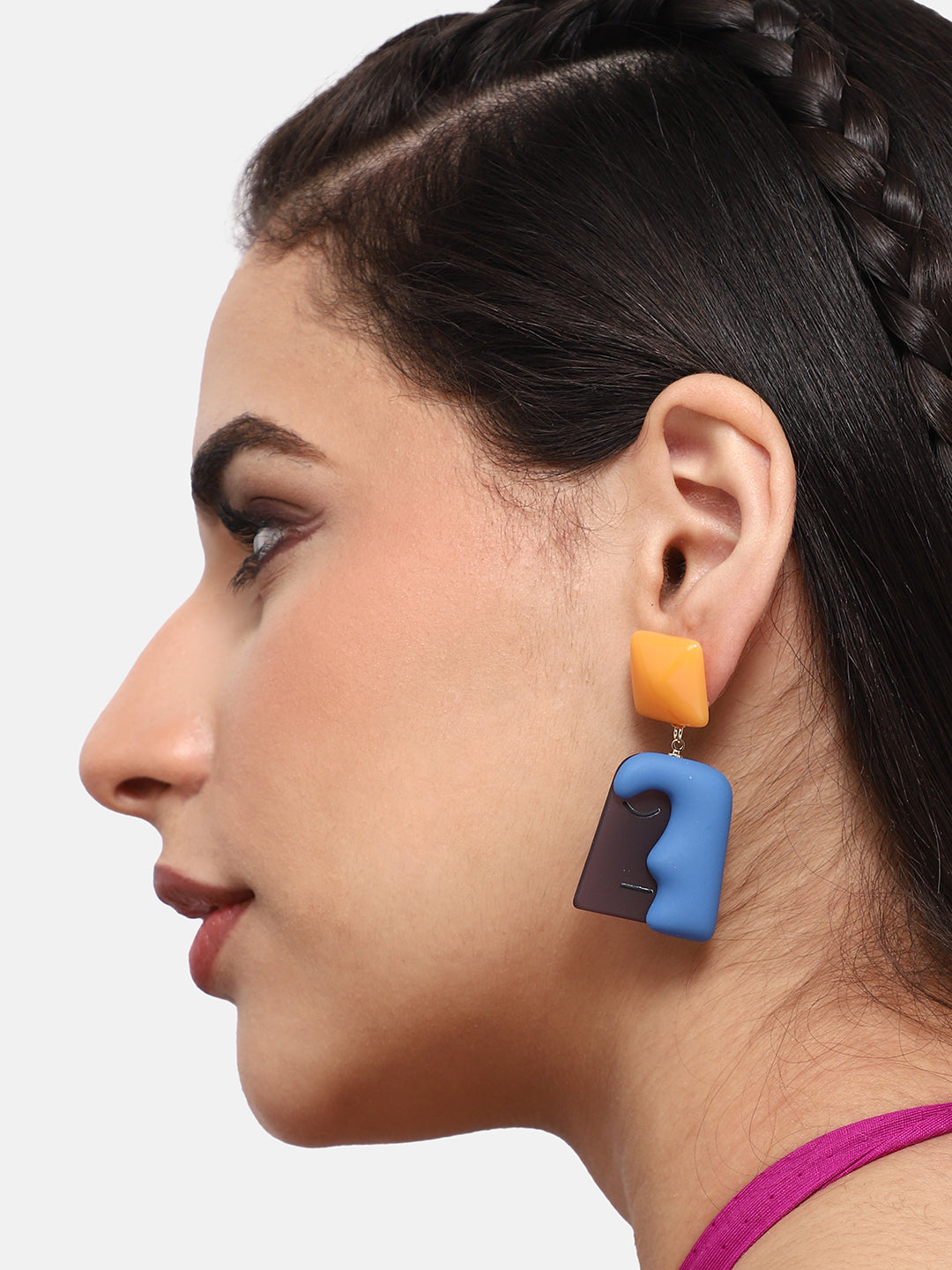 GOLD PLATED PARTY DESIGNER DROP EARRING FOR WOMEN