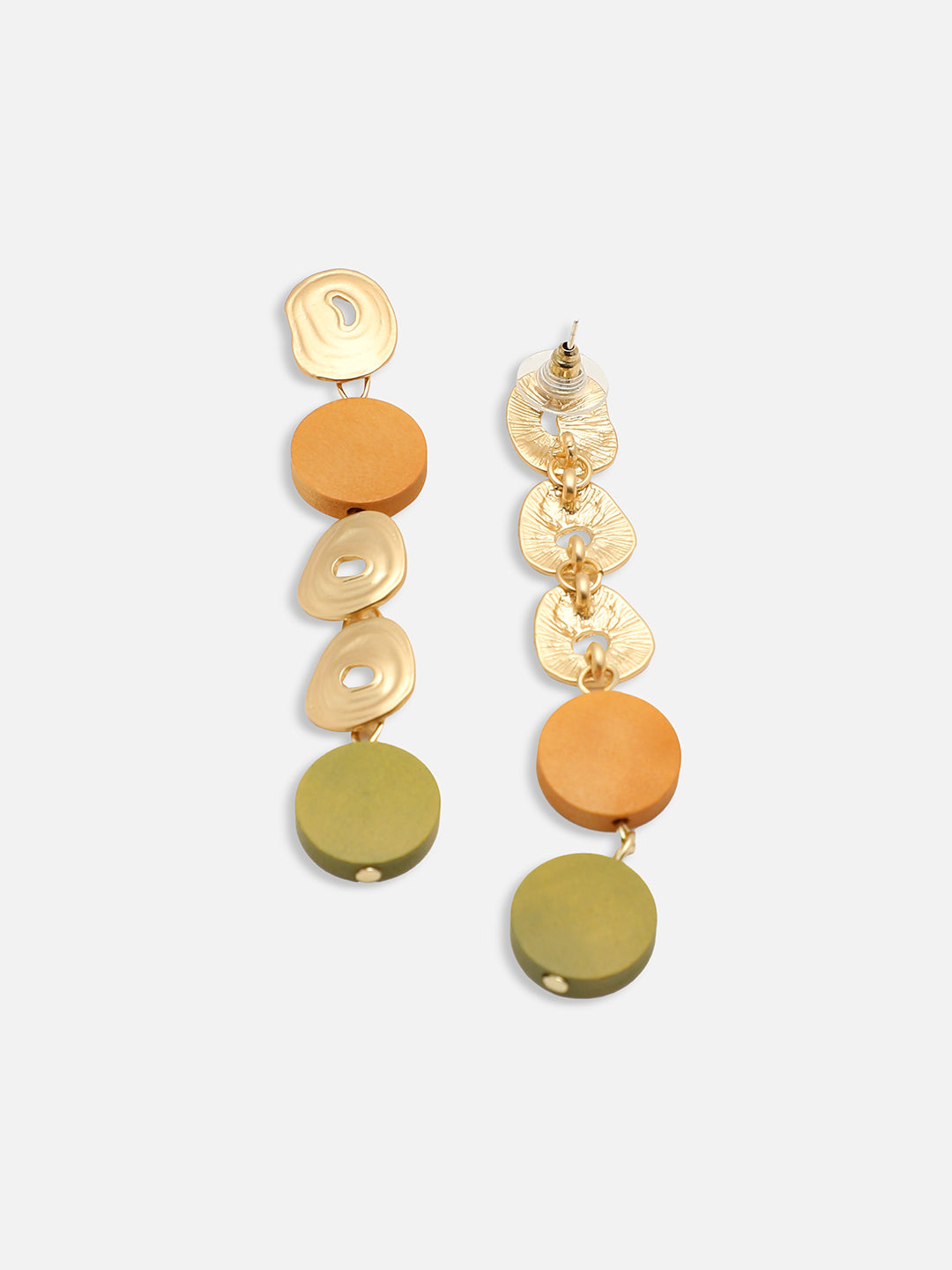 GOLD PLATED PARTY DESIGNER DROP EARRING FOR WOMEN