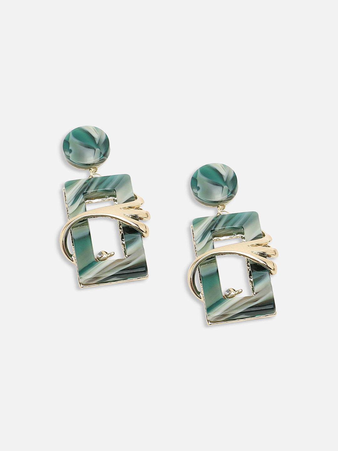 GOLD PLATED PARTY DESIGNER DROP EARRING FOR WOMEN