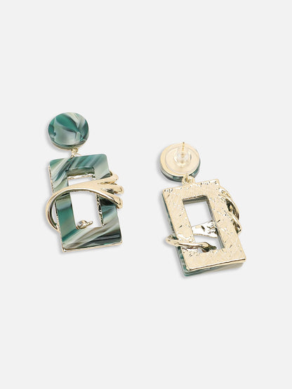 GOLD PLATED PARTY DESIGNER DROP EARRING FOR WOMEN