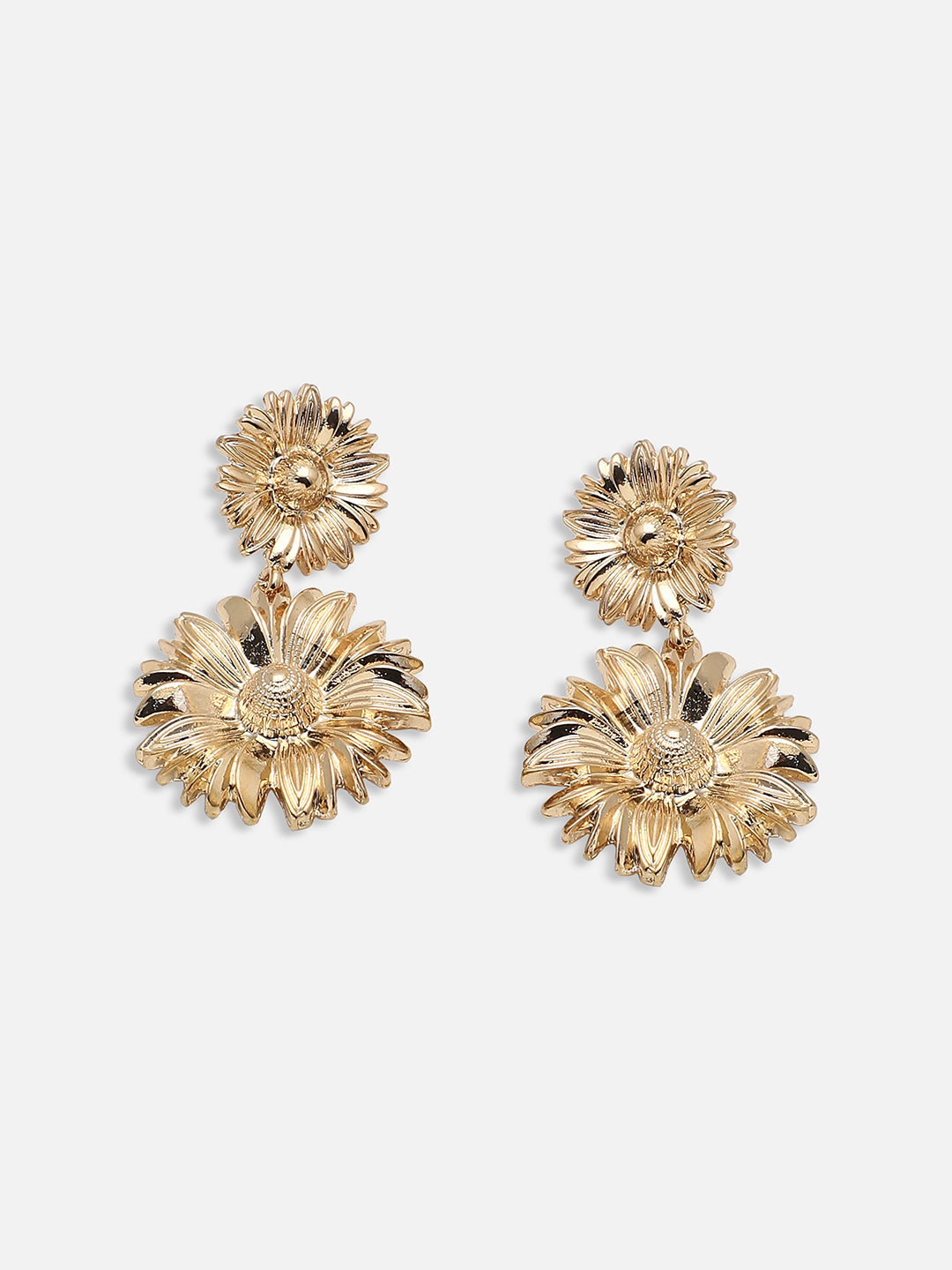 GOLD PLATED PARTY DESIGNER DROP EARRING FOR WOMEN