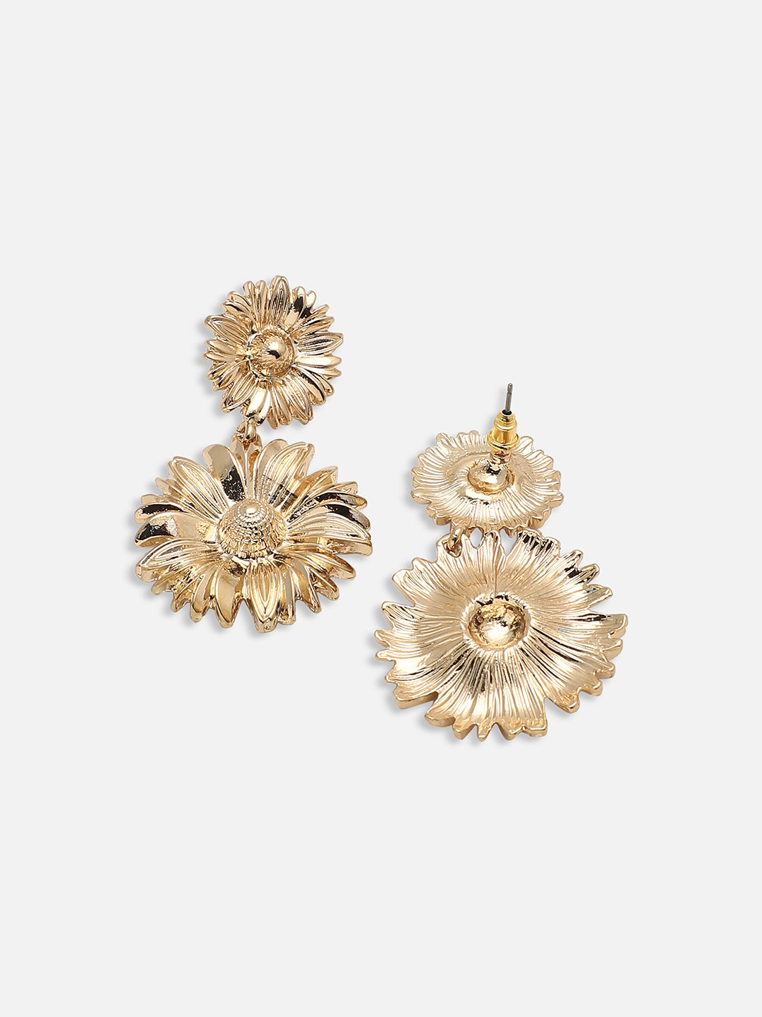 GOLD PLATED PARTY DESIGNER DROP EARRING FOR WOMEN