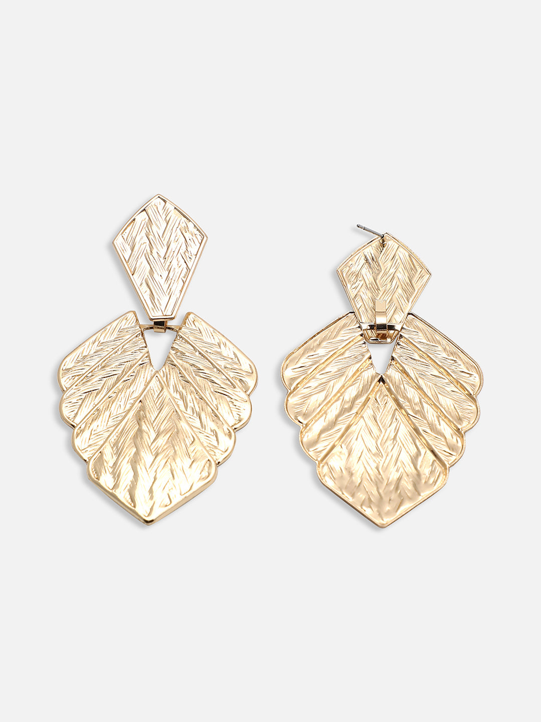 GOLD PLATED PARTY DESIGNER DROP EARRING FOR WOMEN