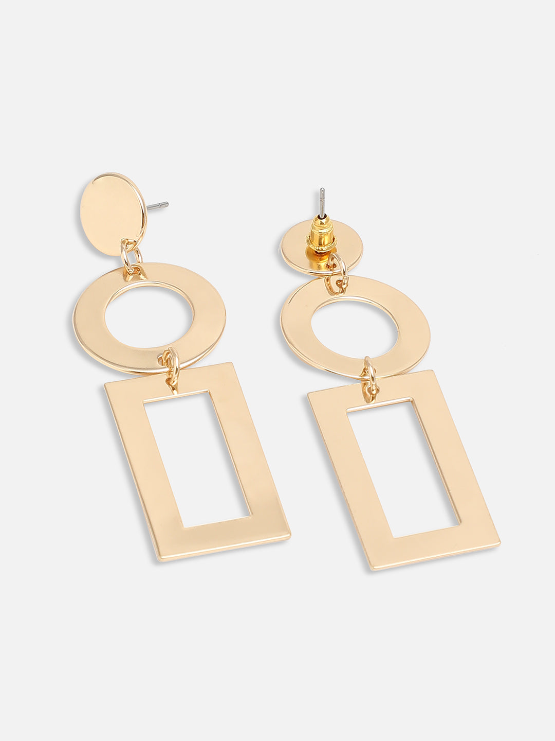 GOLD PLATED PARTY DESIGNER DROP EARRING FOR WOMEN