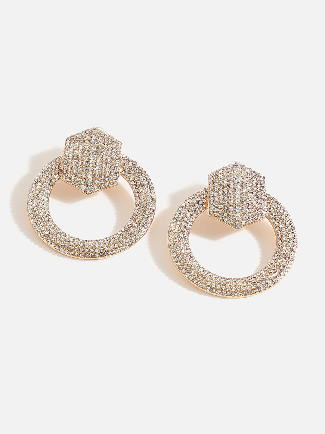 Designer Rhinestones Drop Earrings