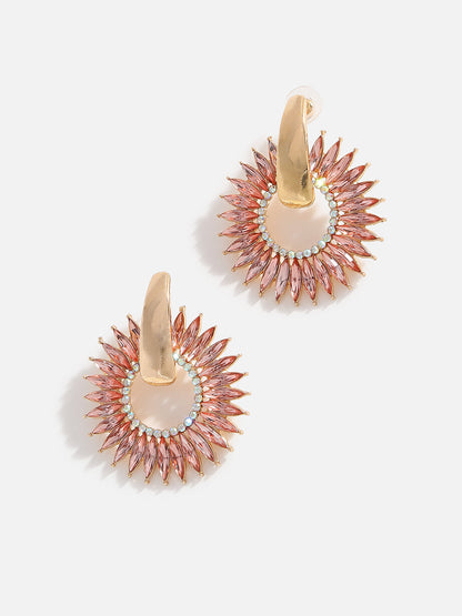 Gold Plated Designer Drop Earrings