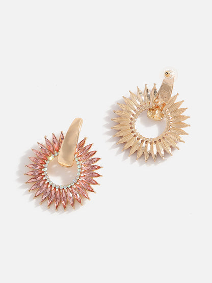 Gold Plated Designer Drop Earrings