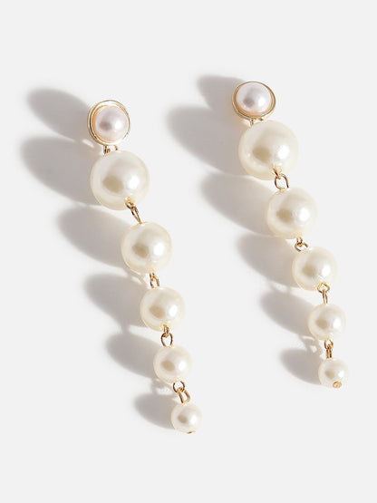 Pearl Statement Drop Earrings