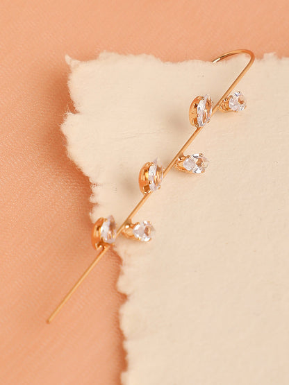 Minimal Gold Plated Ear Cuff