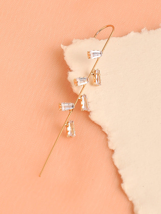 Minimal Gold Plated Ear Cuff