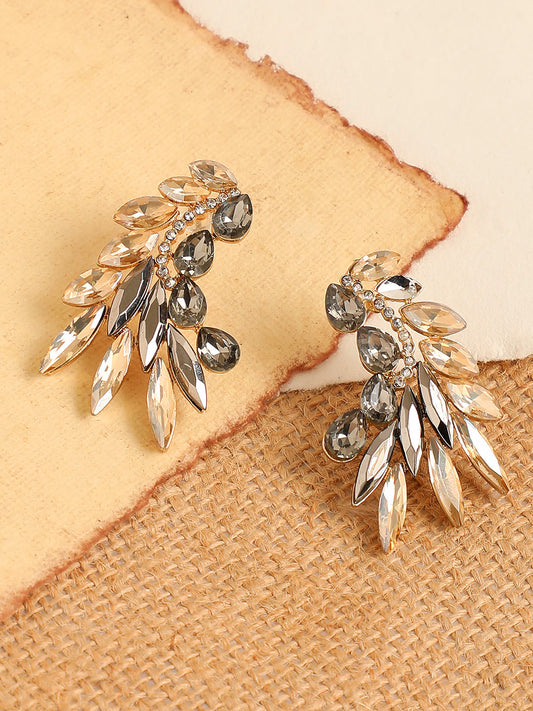 Multicolour Stones Drop Earrings
