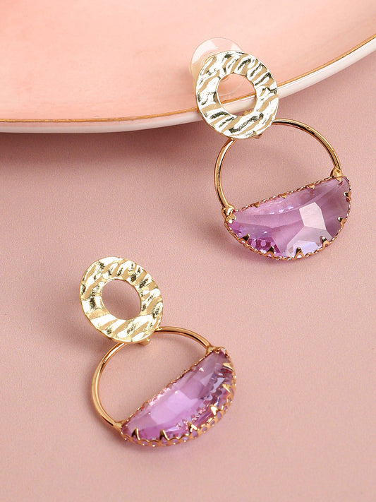 Lavender Drop Earrings