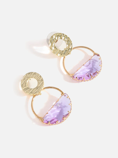 Lavender Drop Earrings