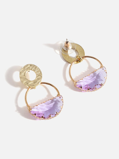 Lavender Drop Earrings
