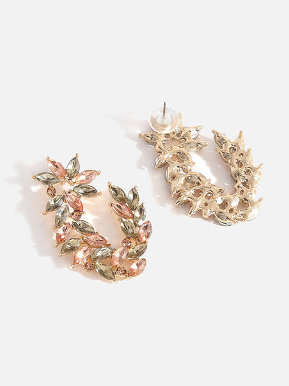 Gold Stones Designer Stud Earrings