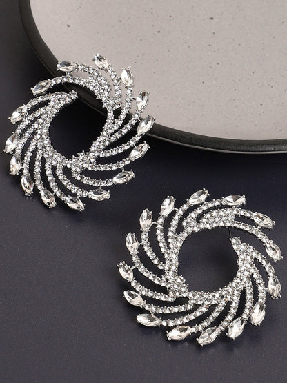 Misty Glitter Stud Earrings