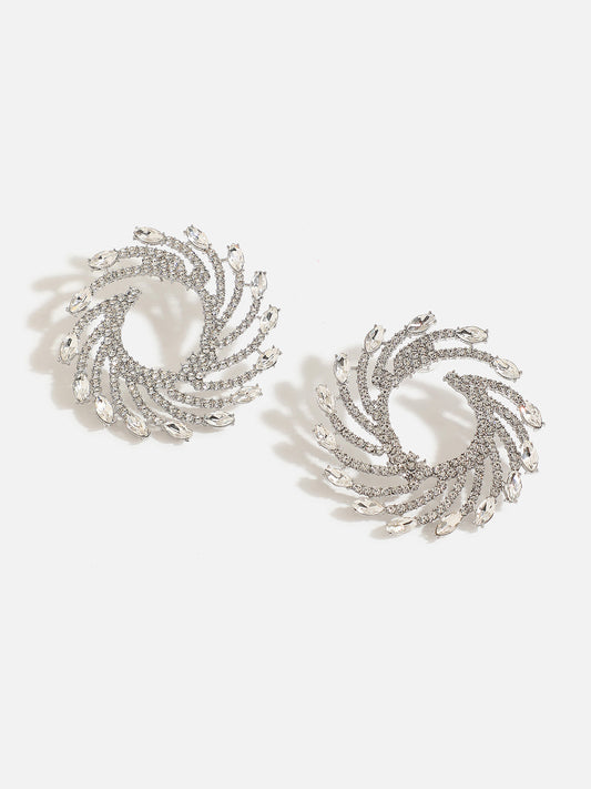Misty Glitter Stud Earrings