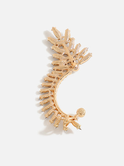Gold Plated Stones Ear Cuff
